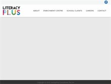 Tablet Screenshot of literacyplus.com.sg